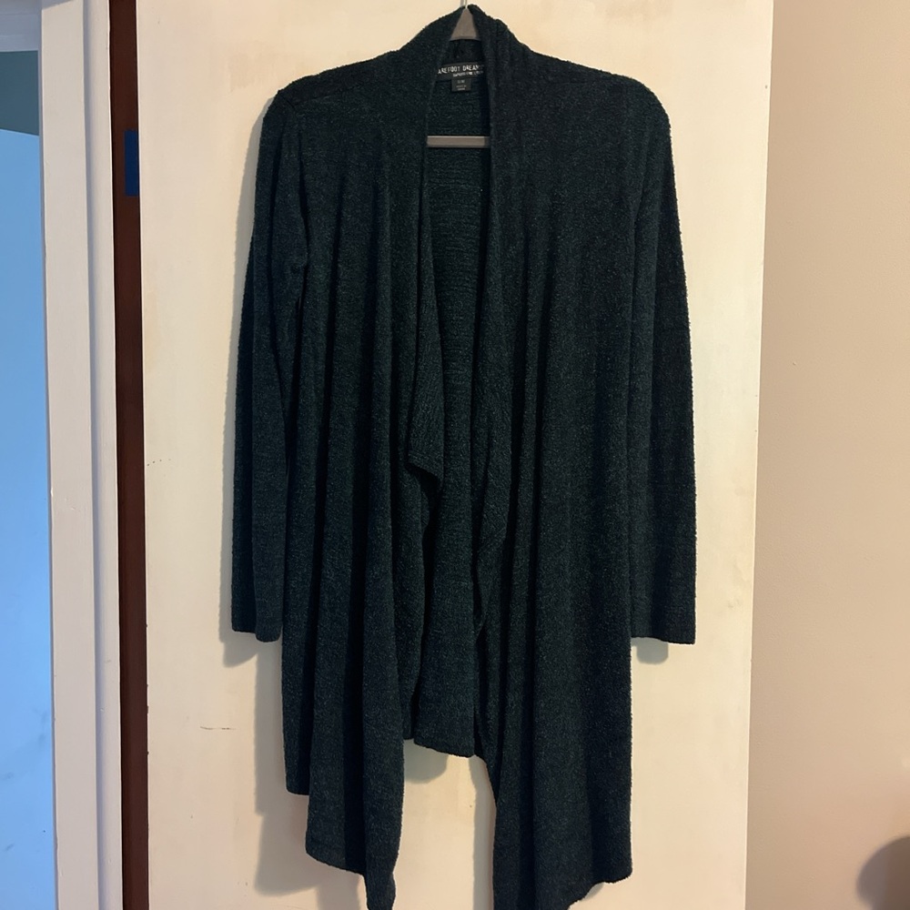 Barefoot Dreams Cardigan Emerald Green
